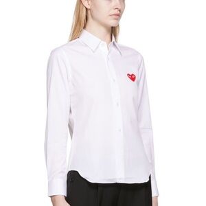 Brand new Play Comme des Garçon button down shirt